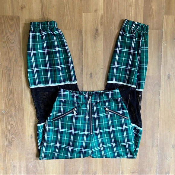 I.AM.GIA Plaid Pants - Picture 1 of 5